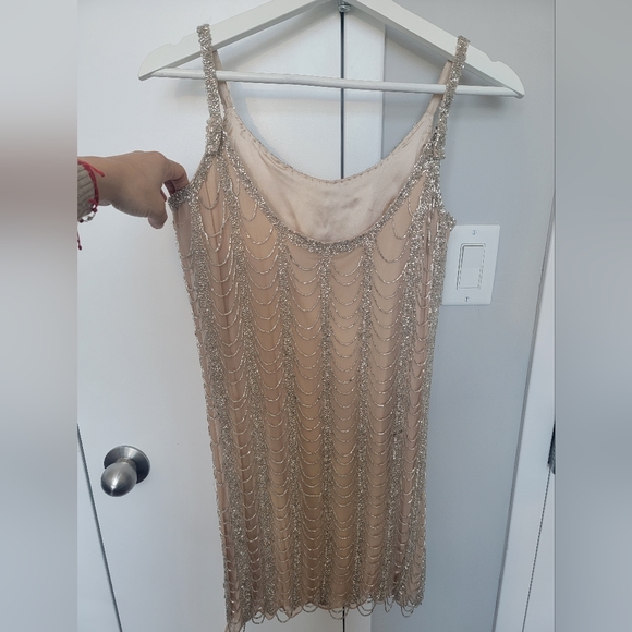 Pre-owned Parker Beaded Cocktail Gatsby Dress, Size 0 - Picture 11 of 12